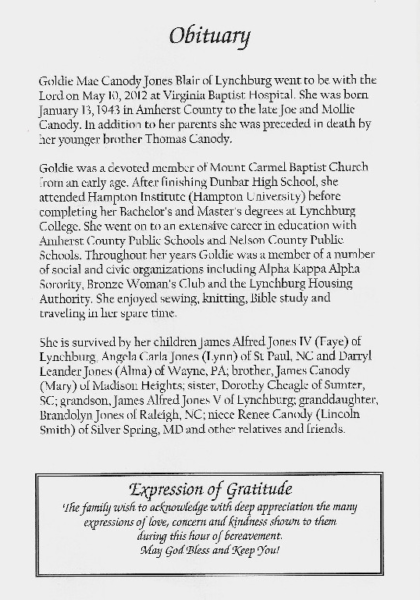 Goldie Mae Canody Jones Blair-obituary