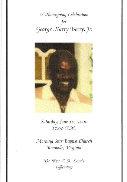 George Harry Berry Jr.