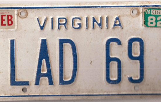 I had this plate on my van, hoping to advertise my class of 1969! I had to take it off after getting a lot of flack about it? I can't understand why??