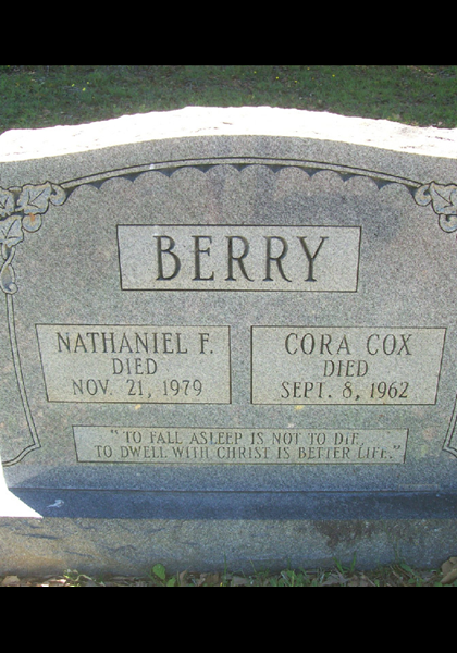 Cora Berry, Jackson Street Church music organist! Cora Berry, Jackson Street Church music organist!