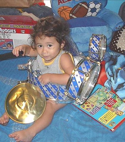 Big Walt from Vibe-100 got him a drum set....so much for the drum set!?