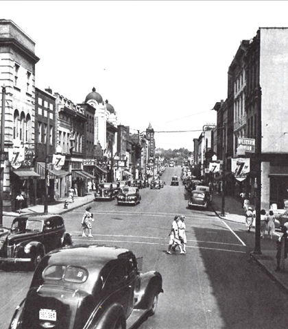 Old Lynchburg, 1950, Main Street area!