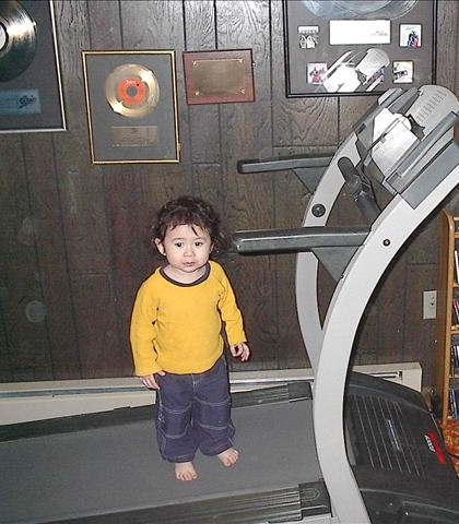 Zee's treadmill!