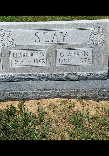 Here is the Seay marker...cleaned up and looking good! Who did the honor? Here is the Seay marker...cleaned up and looking good! Who did the honor?