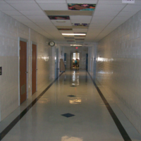 South building hallway! South building hallway!