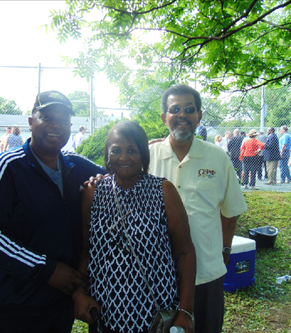 Here's Lenny Simpson, Waltee Johnson Moore, Dr. Melvin Pinn!