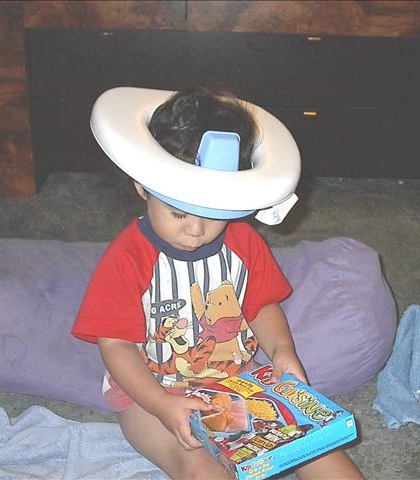 I think the OTHER end is supposed to be on the potty!?