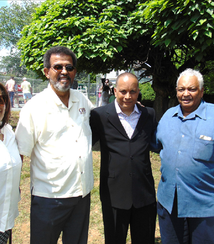 Eileen Johnson, Dr. Melvin Pinn, Lange Johnson, Rev Carl B. Hutcherson Jr!