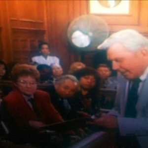 Here is Lynchburg's own Deleesa Carr playing a part on the jury on Matlock!