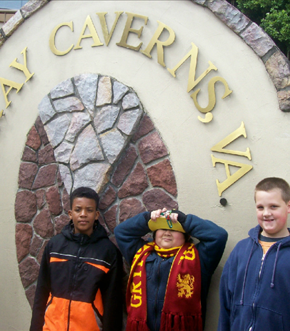 Going on a field trip, April 2016, to Luray Caverns! This is my group, Dj ,Jarred, and Lee! Yes I was a Chaperone!