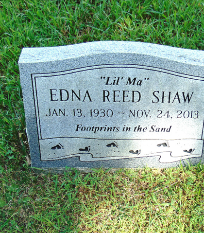 Robert's Mom, Edna Shaw. She was our neighborhood Mom, back in the day!