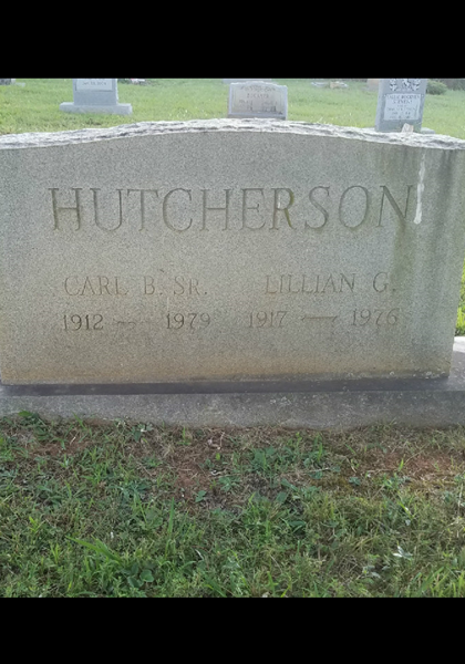Carl B. Hutcherson Sr, and Lillian Carl B. Hutcherson Sr, and Lillian