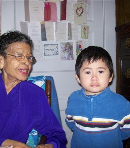 Celebrating Great Aunt Velta Jones 93rd. birthday! She passed away March 11, 2011!
