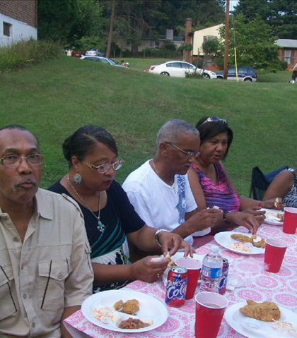 James Wilkes, wife Jackie, Reginald Williams, Kervini Davis Alexander, Susan Yuille Haden!