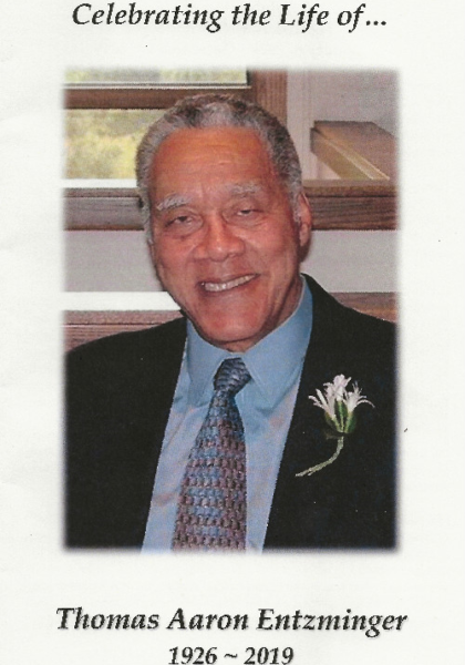 Thomas Aaron Entzminger, fmr. DHS teacher/coach '49-52.