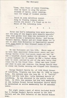 George Harris-obituary George Harris-obituary