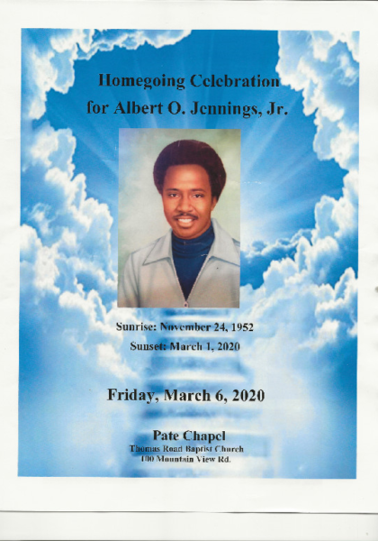 Albert Jennings ECG-'71