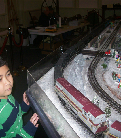 In January 2014, I took Jarred to see the model trains at the Bedford Museum in Bedford, Va!