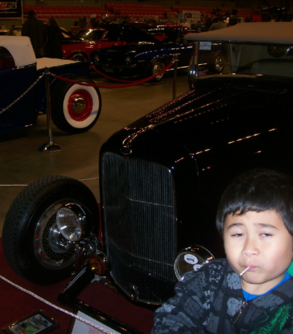 Jarred at the MDA car show in Roanoke, March 2012!