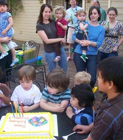 Cousin Christian's birthday party in Richmond!