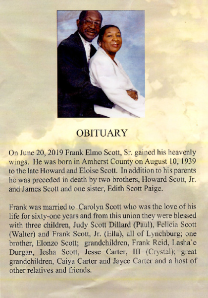 Frank Scott Sr.-obituary