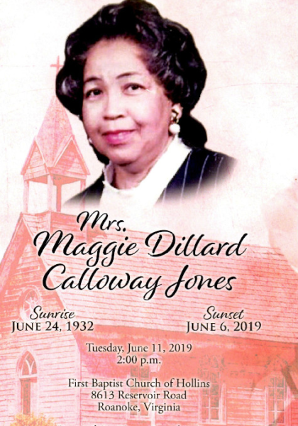 Maggie Dillard Calloway Jones