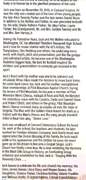 Jack Parker-obituary