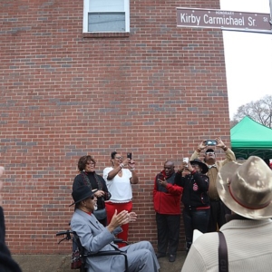 Kirby Carmichael, street naming party!