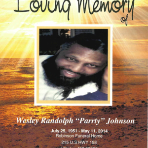 Wesley Randolph "Parrty" Johnson-WOOK radio!