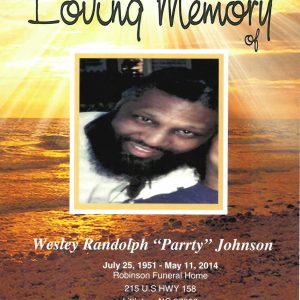 Wesley Randolph "Parrty" Johnson-WOOK radio!