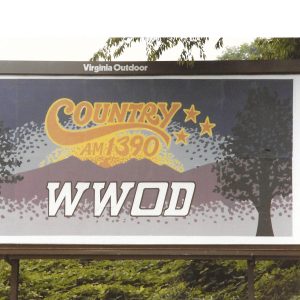 WWOD billboard 1985