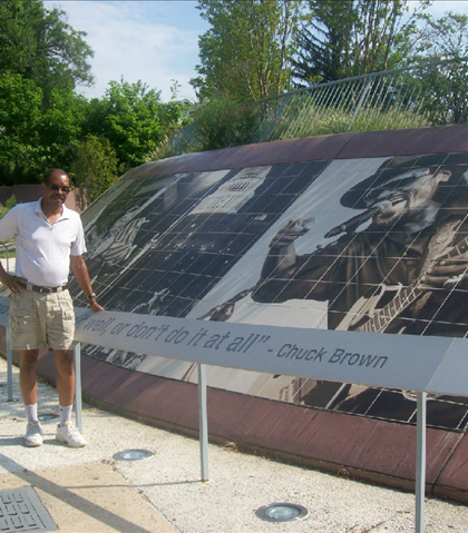 Visiting the Chuck Brown Memorial Park in August 2016!