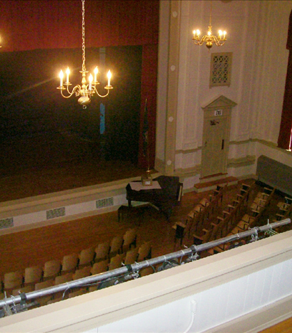 The auditorium, viewed from the balcony!!