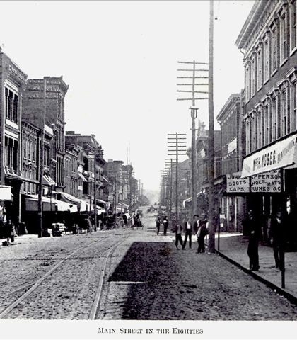 Early Main St! ....from the eighties, the 1880's!