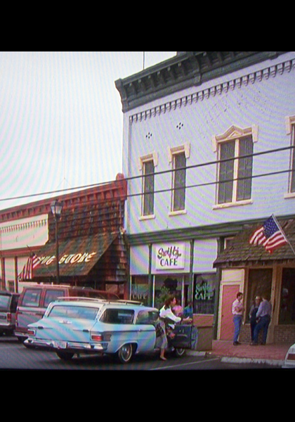 In "a time to trust," this is one location of Swift's Cafe! In "a time to trust," this is one location of Swift's Cafe!