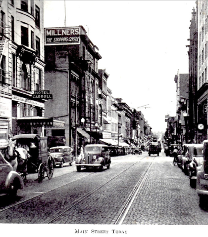 Early Main St....notice the 2-way traffic!