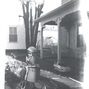 My tricycle & car, I think it was a Buick! (1955) My tricycle & car, I think it was a Buick! (1955)
