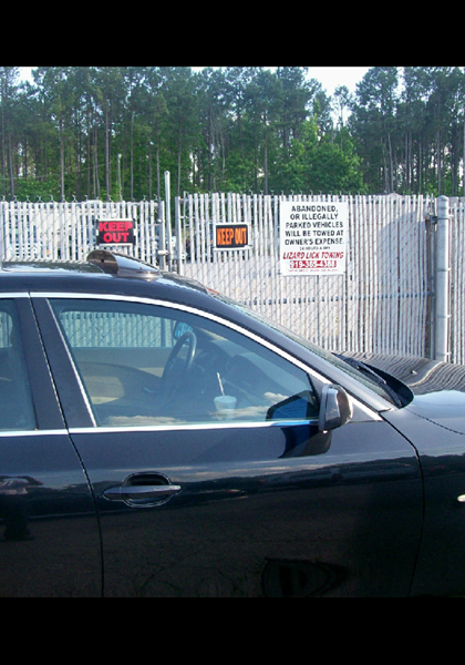 I think that I better leave now before my car ends up in the pen... I think that I better leave now before my car ends up in the pen...