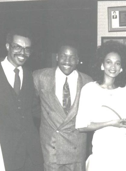 Donnie Simpson, & wife!