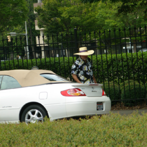 Ronnie Haskins DHS-'65, riding around Tuscaloosa, Alabama in his Toyota Solara! Ronnie Haskins DHS-'65, riding around Tuscaloosa, Alabama in his Toyota Solara!