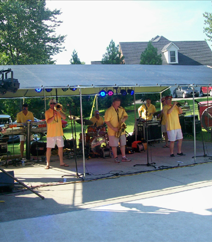 The "Band of OZ" at the 2015 Fathers day Jam, the Butler estate!