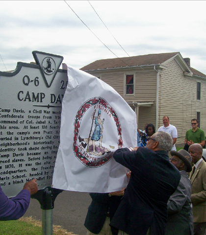 Unveiling, Camp Davis Marker!