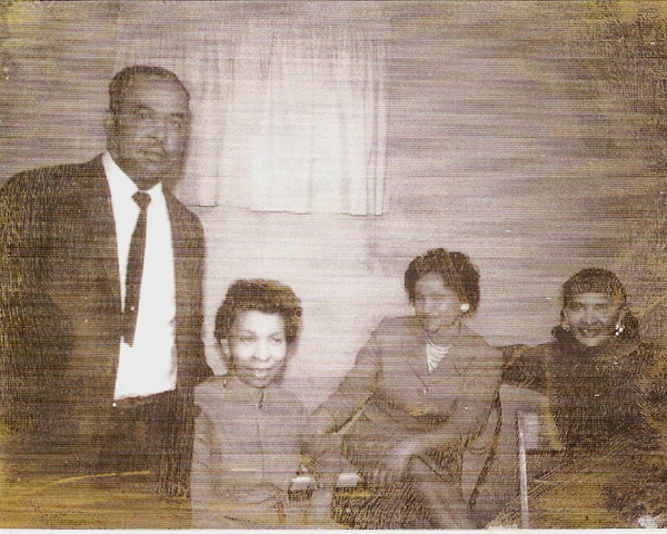 The late Carl Pinn, the late Edna Holmes, Annie Pinn, ??