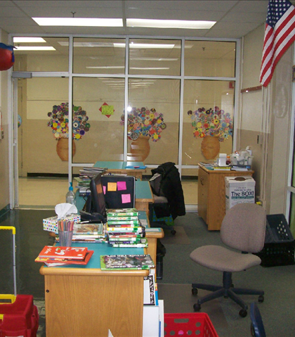 What was a hall is now a library!