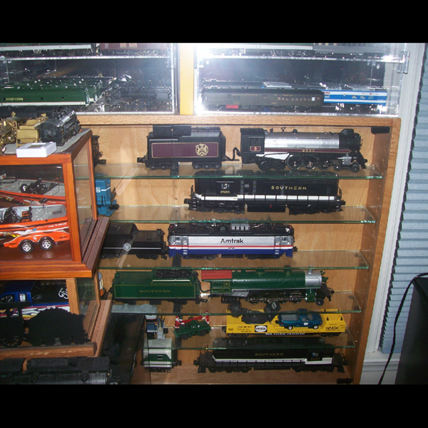 More trains in the cases. More trains in the cases.