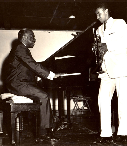 The Late Count Basie and Dawson "Sweetcake" Smith at Washington & Lee!