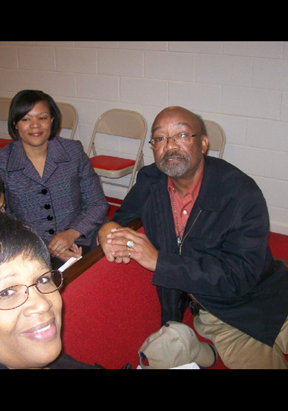 Leon Leggs DHS-'66, along with his wife Pauelette in the front, for his sister Patricia Leggs Holmes funeral! Leon is now in Delaware! Leon Leggs DHS-'66, along with his wife Pauelette in the front, for his sister Patricia Leggs Holmes funeral! Leon is now in Delaware!