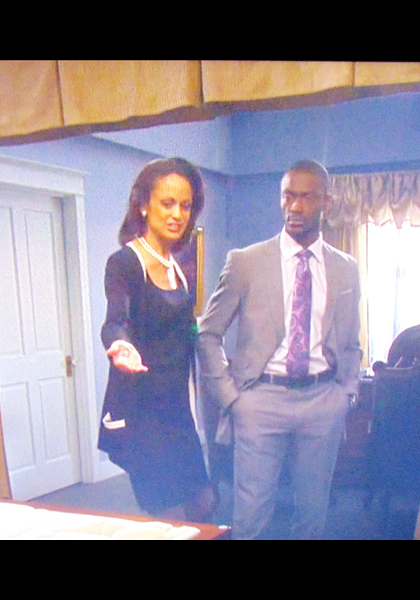 Here is Ms. Tibbs on the tv series "Leverage, playing a crooked funeral director!" Here is Ms. Tibbs on the tv series "Leverage, playing a crooked funeral director!"