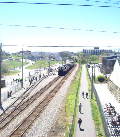 611, turning around, getting ready to head back to Carolina! 611, turning around, getting ready to head back to Carolina!