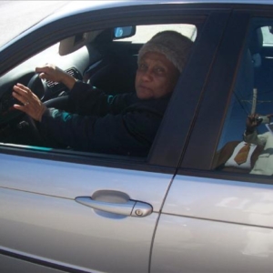 the late Anne Chambers Pinn fmr. DHS teacher in her 328i BMW! the late Anne Chambers Pinn fmr. DHS teacher in her 328i BMW!